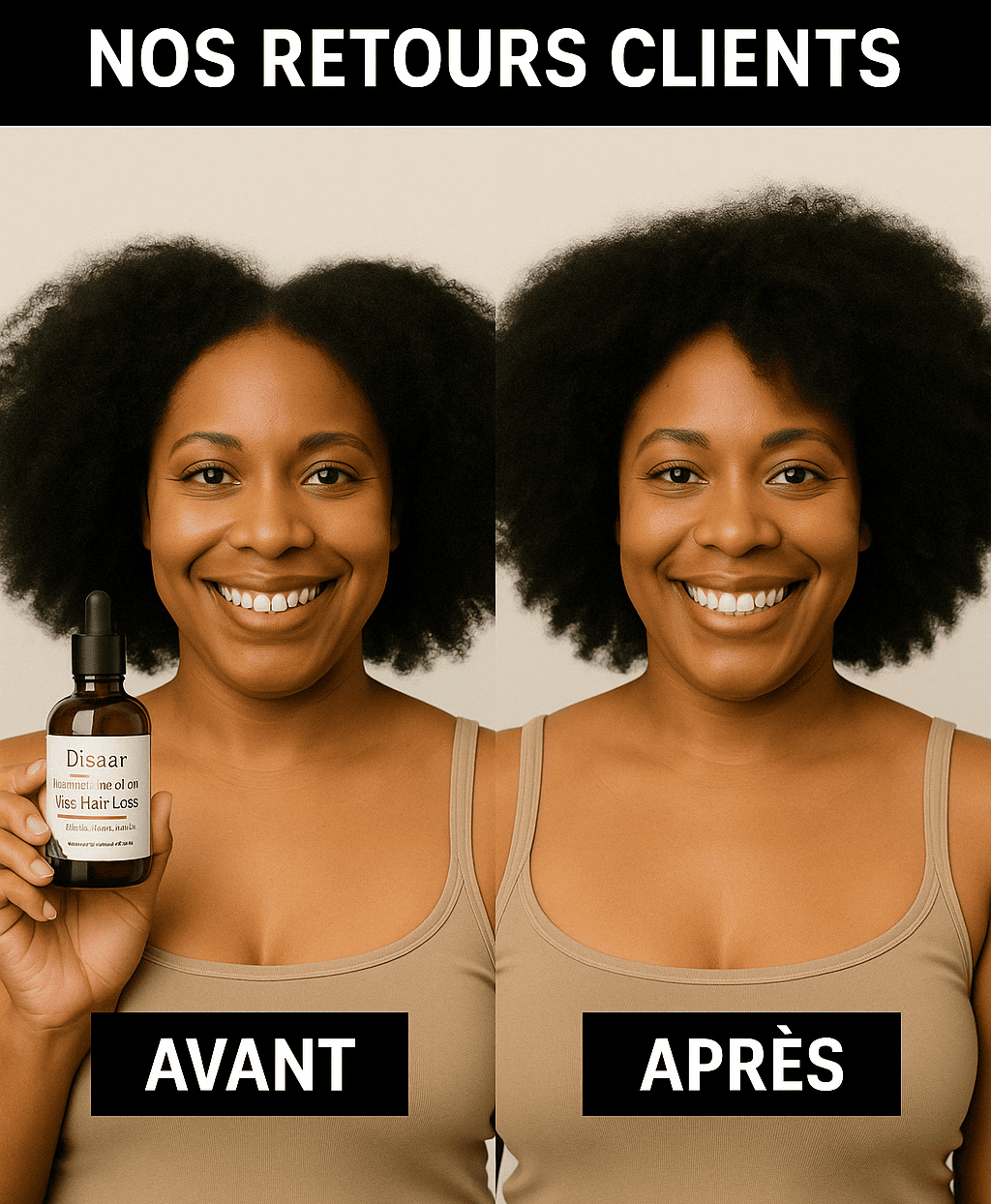 Huile Repousse Express : Cheveux & Barbe ( 50% réduction + Livraison GRATUITE ) Ma Boutique