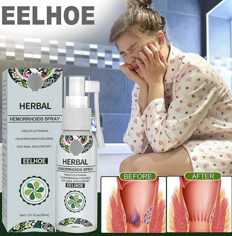 Spray Hémorroïdes Interne & Externe - Soulagement En 7 Jours